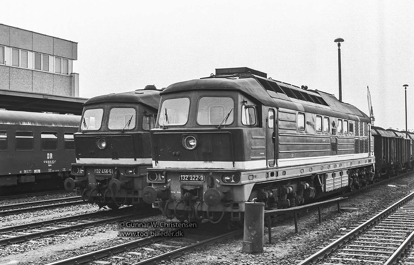 Tyskland - DDR - Diesellokomotiver - BR 132 322-9- tog-billeder.dk